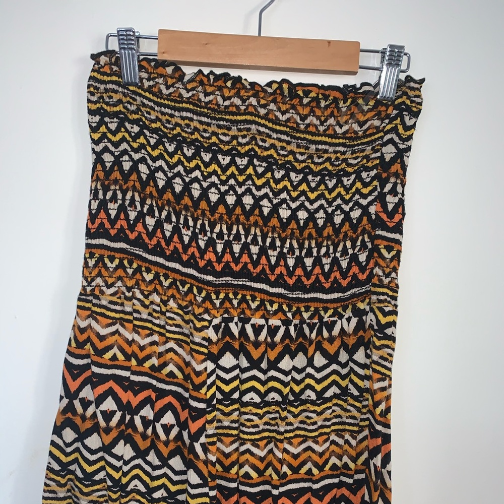 Printed Bando-Top romper